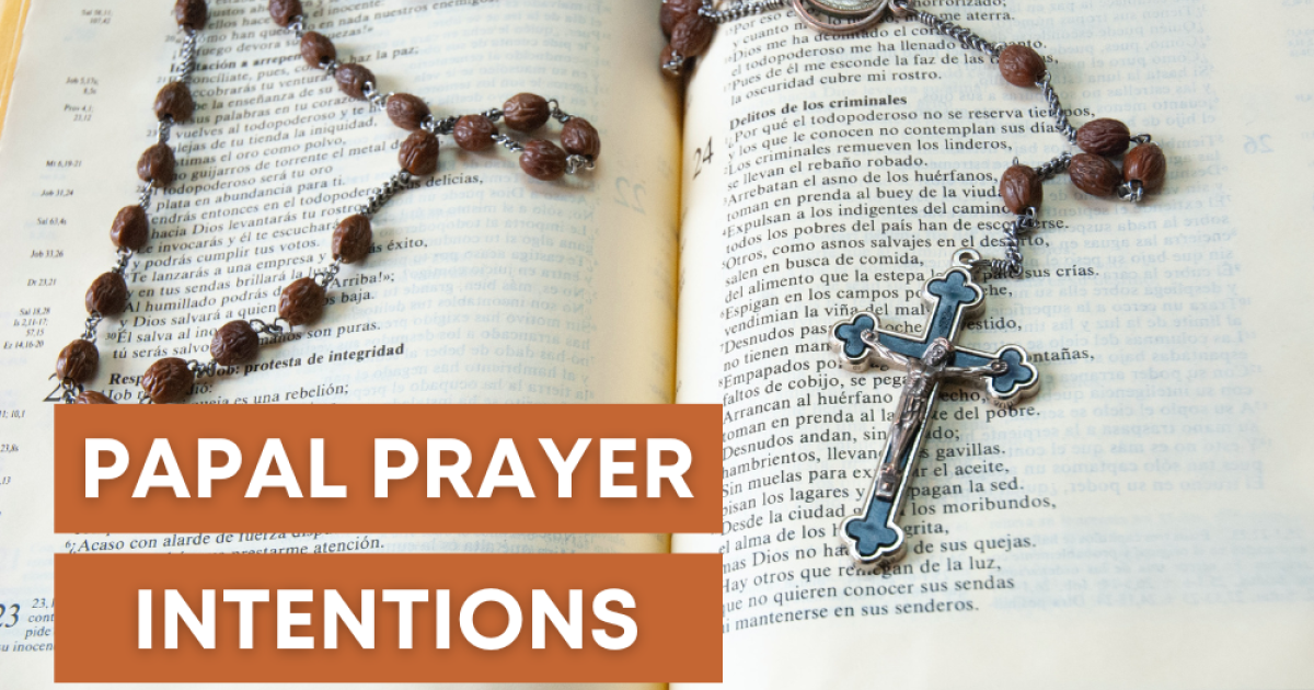 Pope'S Prayer Intentions 2025 